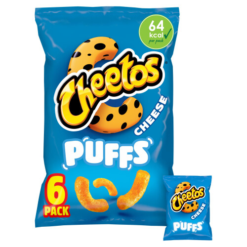 Cheetos Puffs Cheese Multipack Crisps 6x13g 2