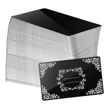 180 Stück Metallgravur-Rohlinge, Buntes Aluminiumblech, Lasergravur, Visitenkartengravur, DIY-Geschenkkarten A