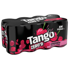 Tango Cherry Sugar Free Cans 8 x 330ml