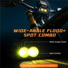 Kit de Farol com Interruptor e Suporte de Montagem para Farol Dianteiro de Motocicleta para Sur-Ron para X260 para Talaria Sting MX4 MX5