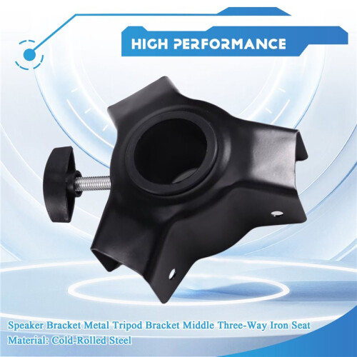 Speaker Bracket Metal Tripod Bracket Middle Three-Way Iron 2
