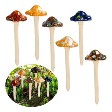 Tuindecoratie Paddenstoelen, Keramische Paddenstoel voor Tuin, Sprookjestuin, Decoratie, Ornament voor Poppenhuis, Tuinhuisje, Bloempot
