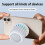 Magnetic Portable Wireless  Small Speaker with Multi-RGB Color Light 3D Support 2