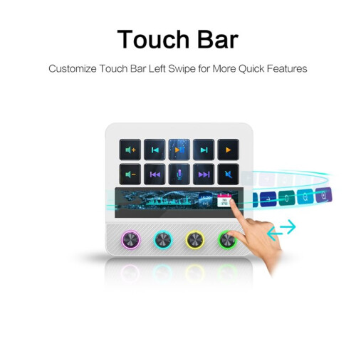 MiraBox N4 Pro 1 Stream Deck Controller  Alternative 10 Programmable LCD Keys with 500+ Plugins for Streaming/Editing 2