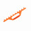 Lightweight Bee Spacer Orange Plastic 20