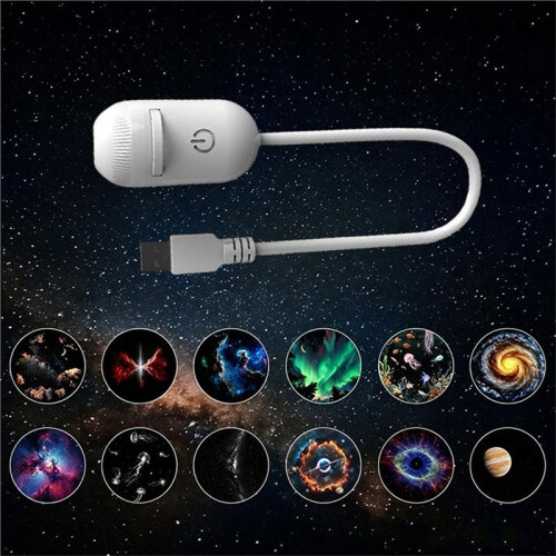 USB HD  Star Projection Lamp Night LED Atmosphere Light  LED Nightlight Wall Lamp Plug &  Starry Projector 1