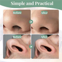 2-in-1 Nasal Hair Cutter, Nose Hair Trimmer for Men Women, Portable Manual Nose Hair Remover Tool with Ear Picker