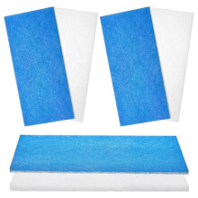 3Pcs Airbrush Spray Booth Filter Paint Booth Filter Pad Spray Booth Exhaust Filter Fiberglass Booth Replace Filter