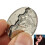 Folding Bitten Half Dollar Coin Magic Prop Close Up Magic Trick Performance 1