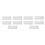 10 Pack of White Replacement Battery Cover for   Controller Remote 1
