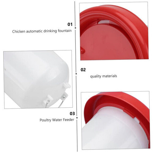 Farmore 15L Chicken Water Dispenser with  for Automatic Poultry Hydration