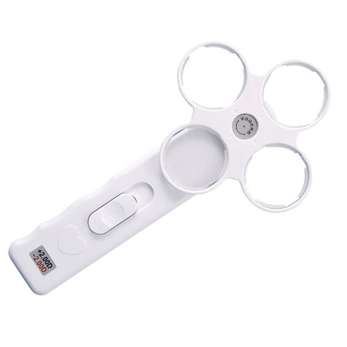 Semi-Automatic 4 Lens Plastic Optical Flippers Ophthalmic Holder Eye Trainer Occluder for Vision Training 1