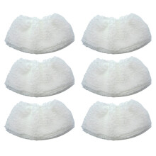 For SC1 SC2 SC3 SC4 SC5 CTK10 CTK20 Steam Mop Cloths Cover Steam Cleaner Replacement Parts 6PCS