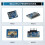 3X LD2410C 24G  Human Presence Sensor FMCW  Millimeter Wave Motion Detection Module DC5V 10