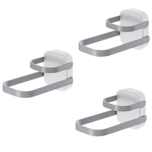 Multifunctional Clothes Hanger Storage Rack Punch-Free Wall-Mounted Double-Layer Foldable Clothes Rack Storage Rack A
