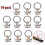 10-Pack L Track Aluminum Tie Downs with Stud and O-Ring Motorcycle Trailer Tie Downs 2