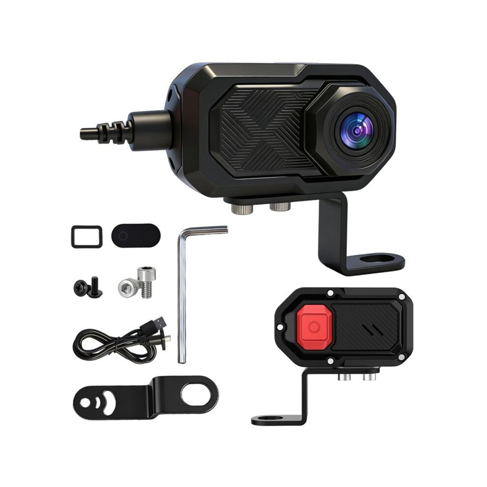 2K Hd Motorcycle Driving Dash Cam Wifi Dvr Camcorder Ip66 Waterproof Electric Bike Bicycle Motorcycle Driving Recorder 4713534865903