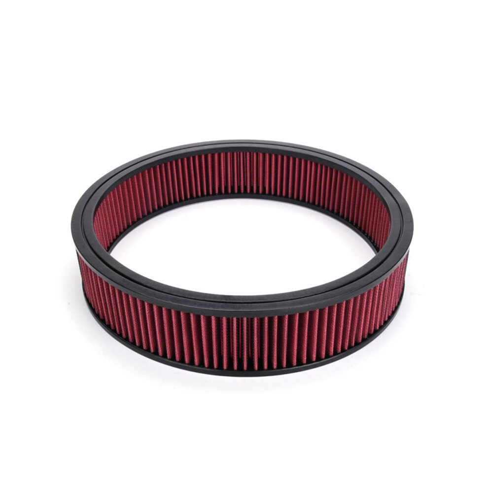 High Flow Round Air Filter Element Washable Air Cleaner Intake Filter Element Replacement For Hot Rod 14X3in Air Filter 6033566104114