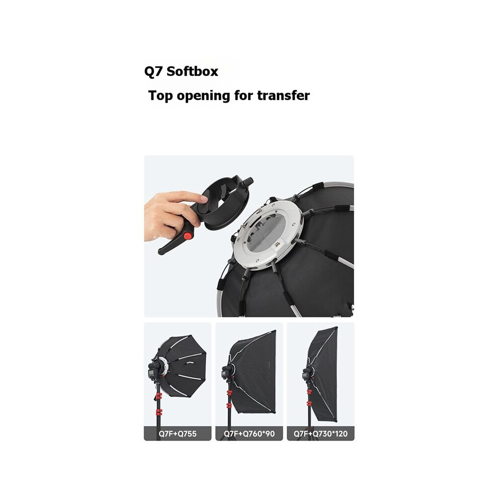 Flash Speedlight Mount Or Bowens Mount Bracket For Q7 Series Quick Release Octagon/Rectangle Softbox Q7f 6032029756815