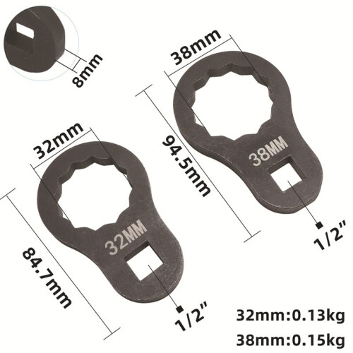 Chassis Repair Tool 32/38mm  Joint Wrench Suspension System Maintenance Tools for  Front Rear Control Service B 2