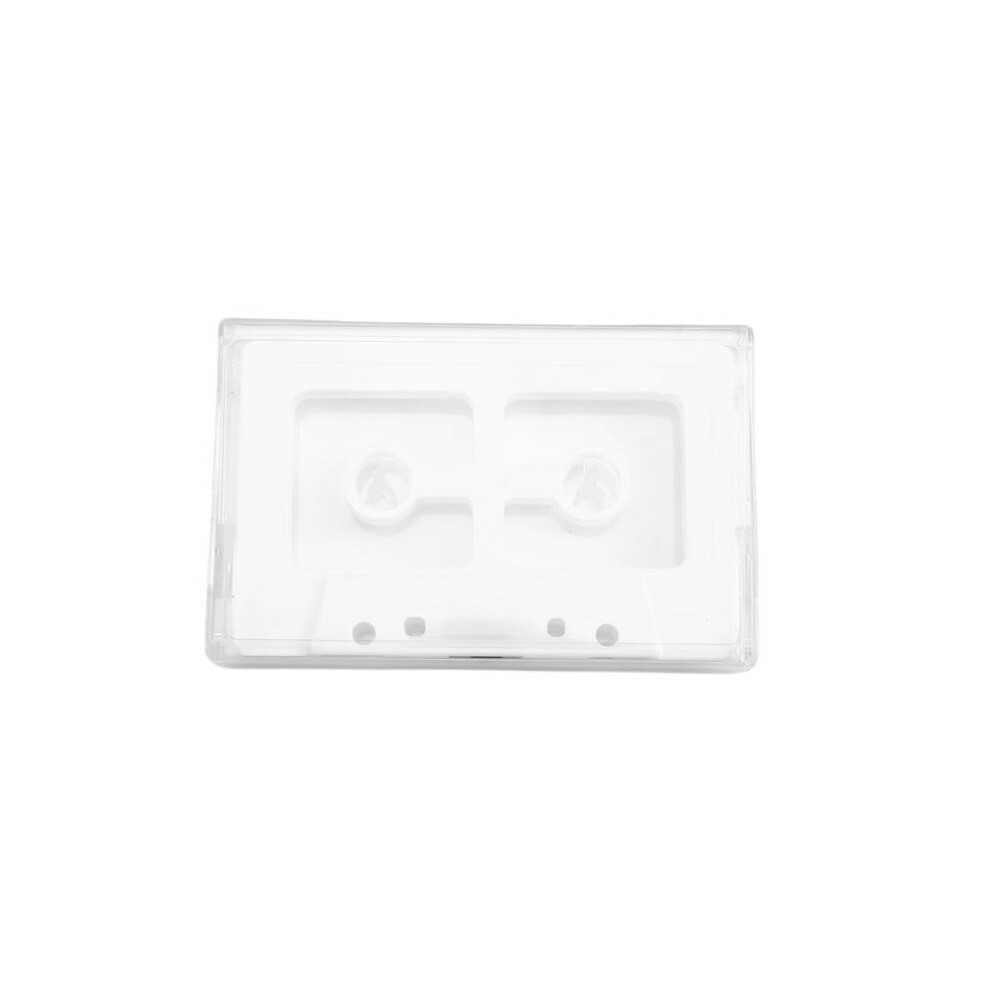 Open Audio Cassette Shell Case For Diy Reel To Reel Cassette Tape Plastic Shell White 6031418886409