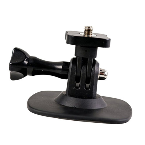 Motorcycle Helmet Sticky Mount for  Action Cameras - Compact Secure and Adjustable