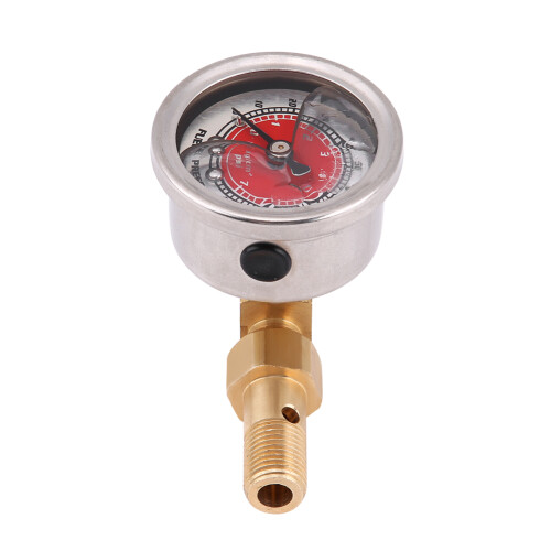Fuel Pressure Regulator Gauge with Dampened Needle 2