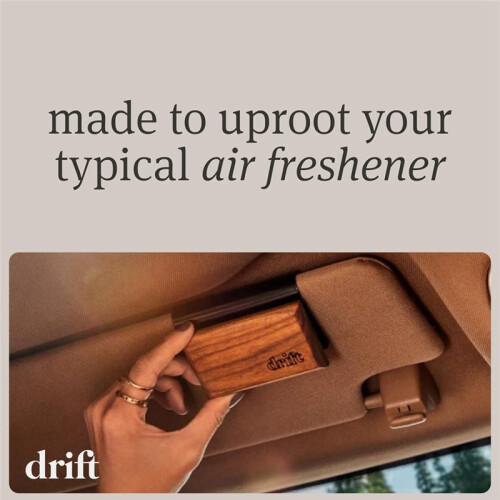 Drift Auto-Lufterfrischer - Holz-Lufterfrischer - Geruchsentferner Fürs Auto - Jasmin-Set 2