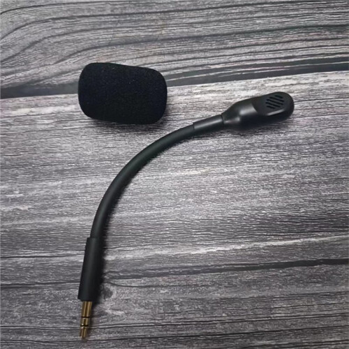 Microfono di Ricambio per Cuffie da Gioco Wireless per  Barracuda X, Microfono Unidirezionale A Braccio da 3,5 mm.