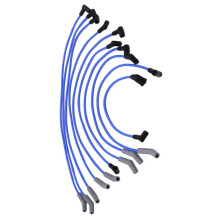 10 Cavi per Candele Blu da 8 mm con Anima A Spirale 643R per Small Block 289 302 351W e per per Mercury 79-85.