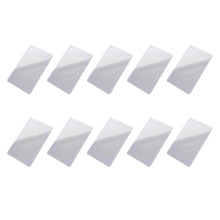 10 Cartes RFID UHF Blanches Perforées, Puce 8654 H3, Ultra-Haute Fréquence 860-960 MHz