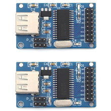 2pcs CH376S USB Module USB Disk Read/Write Module USB Main Interface Module USB Flash Drive Module Host Interface Module