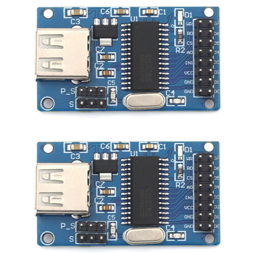 2pcs CH376S USB Module USB Disk Read/Write Module USB Main Interface Module USB Flash Drive Module Host Interface Module