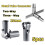 5pc 25mm Structural Pipe Connectors Mal Pipe Connector Pipe Rod Support Fixed Clamp Connection Accessories B 1