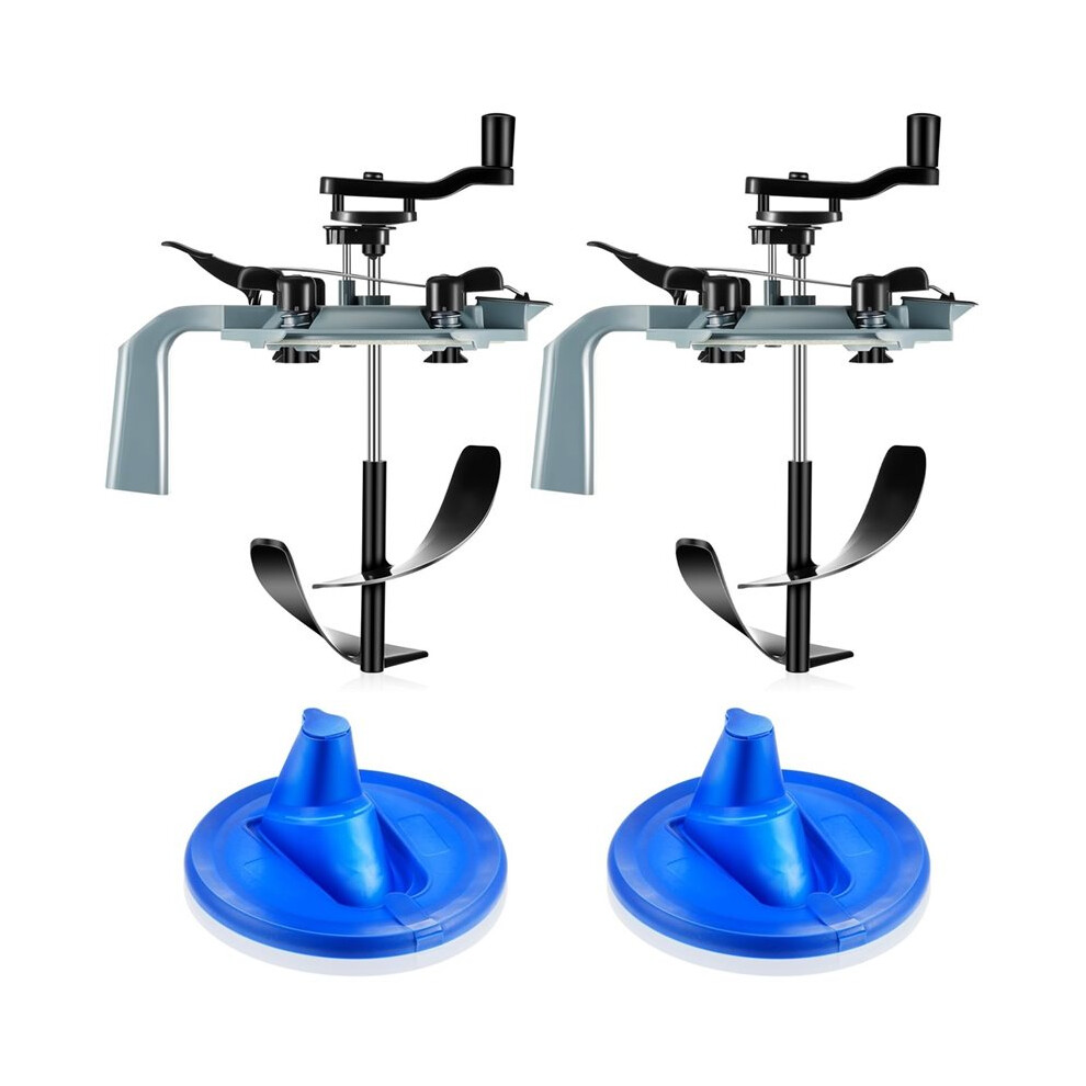 2 Pcs 1 Gallon Paint Can Mixing Mate And 2 Paint Lid Kit,Prevents Messes, Spills, Drips, Splatter 4712923634878