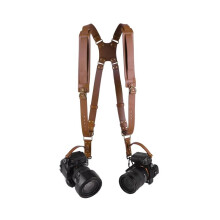 Universal Dual Camera Strap Adjustable Shoulder Harness DSLR SLR Camera Holder Belt Carry Photography Accessorie