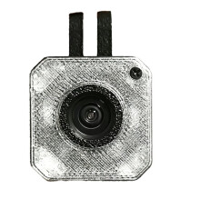 VRChat Wireless/Wired Face Tracker 16g Ultra-Light VRChat IR Camera 3D Printed for VR Facial Motion Capture for Quest3