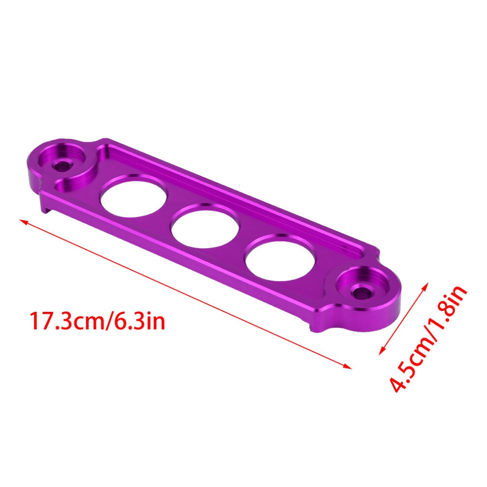 Racing Battery Hold Down Bracket Honda Purple 7293282737679