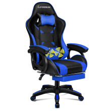 ELFORDSON Gaming Chair Ergonomic Recliner Massage Footrest Swivel Computer Office