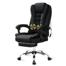 ELFORDSON Office Chair Massage Recliner Padded Executive Ergonomic Gaming Fabric