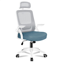 ELFORDSON Mesh Office Chair Ergonomic High Back Gas Lift Swivel Computer Gaming
