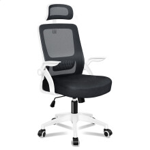 ELFORDSON Mesh Office Chair Executive Headrest Lumbar Support Swivel Tilt Gaming