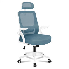 ELFORDSON Mesh Office Chair Ergonomic Adjustable Headrest Swivel Computer Gaming