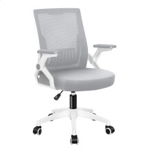 ELFORDSON Mesh Office Chair Swivel Padded Seat Lumbar Gas Lift Tilt Gaming Desk