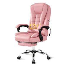 ELFORDSON Office Chair Massage High Back Swivel Recline Footrest Computer Gaming