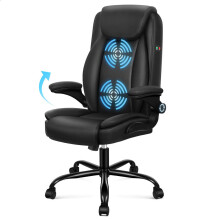 ELFORDSON Office Chair Padded High Back Massage Swivel Tilt Executive Gaming