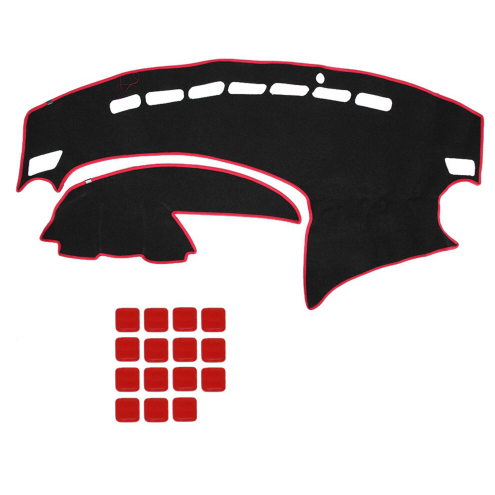 Uv-Resistant Dashmat For Mazda 3 2009-2013 Black 7293282738676