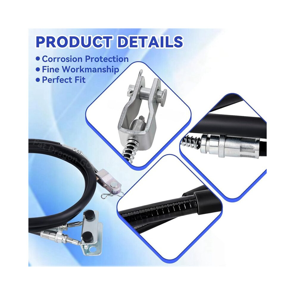 Brake Cables Set Brake Cables For Ezgo Txt And Medalist Carts 1994-2008 70716-G03 70273-G03 70969-G03 4713122429456
