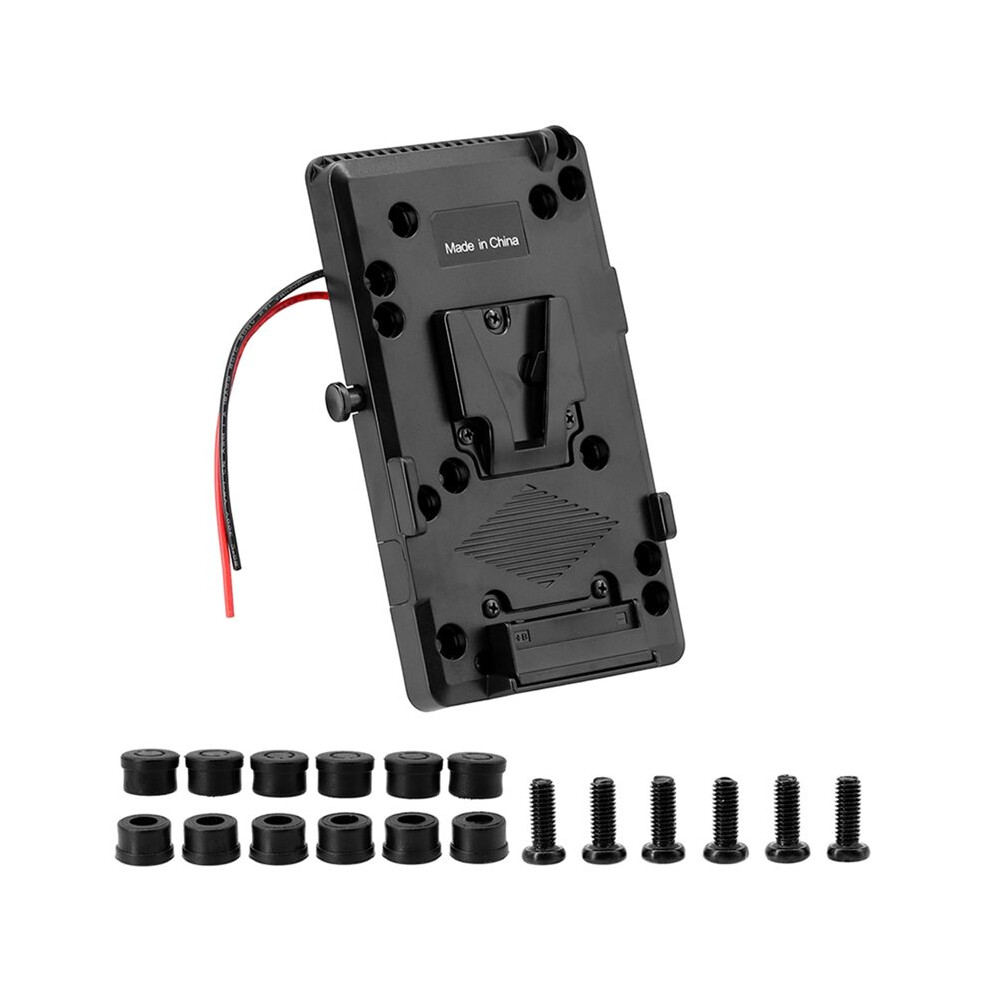 Back Pack Plate Adapter For V-Shoe V-Mount V-Lock Battery External For Dslr Camera Camcorder Video Light 4713919509286