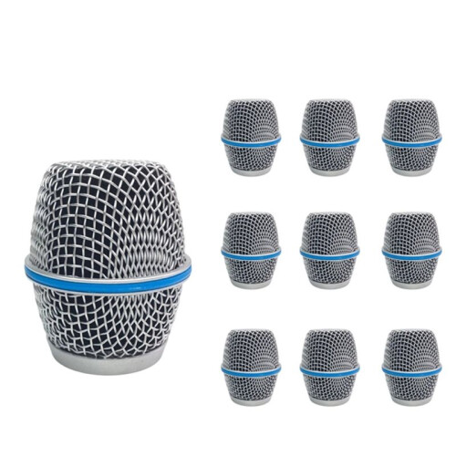 10pcs Wired Microphone  Mesh Grille for Beta87A Microphone Accessories   Replacement Accessory